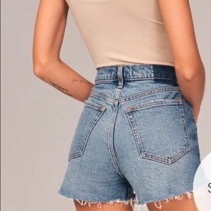 High rise mom shorts